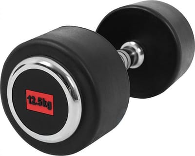 Gorilla Sports Dumbell - Vaste Halter - Gietijzer met Rubber coating - 12,5 kg