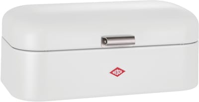 WESCO Grandy Broodtrommel | 10 Liter - Maat L | Metaal - Wit | Keukenopslag