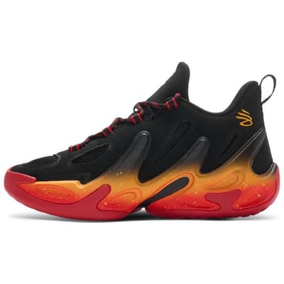 Chaussures de basketball Under Armour Curry 13 Hautes Baskets Enfant Noir Rouge 6014870-002 37.5 black