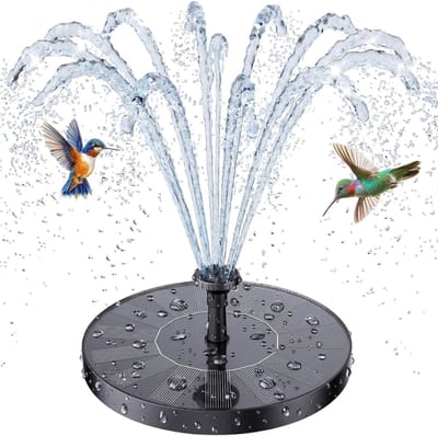 HEZIVO® Fontein op Zonne energie - Solar Fontein Vijver - Drijvende Vijverpomp