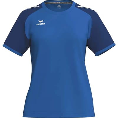 Erima Wings Shirt Korte Mouw Dames - New Royal / New Navy | Maat: 38