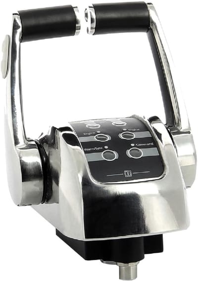 VETUS RVS 12/24V Bedieningshendel voor 2 motoren met TRIM | EC4HT2
