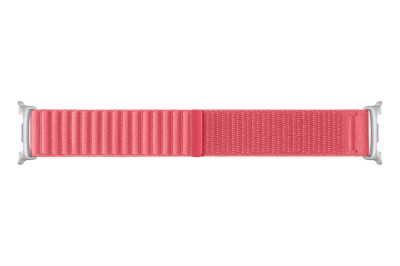 Originele Fabric Band voor de Samsung Galaxy Watch 9 (40/44mm) / Watch 8 (40/44mm) / Classic (46mm) - Maat M/L - Rood
