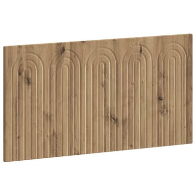 vidaXL - Wandgemonteerd - Hoofdbord - ALKMAAR - Artisanaal - eiken - Bewerkt - hout