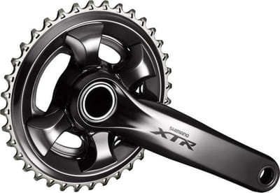Shimano XTR FC-M9020 Zwengel 2x11-speed, 38-28 tanden grijs Pedaalarmlengte 175mm