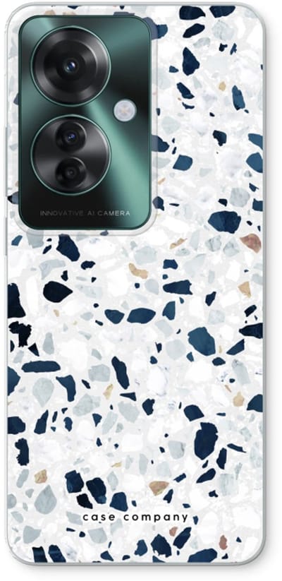 Case Company® - Hoesje geschikt voor Oppo Reno 11 F hoesje - Terrazzo N°1 - Soft Cover Telefoonhoesje - Bescherming aan alle Kanten en Schermrand