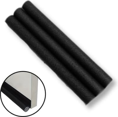 Livano Tochthond - Windstopper - Deurborstel - Tochtstopper - Tochtkussen - Kussen - Draft Stopper - Tochtstrip - Tochtband - Voor Deur - Zwart
