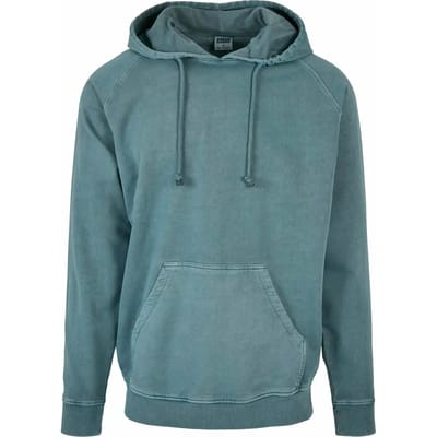 Urban Classics - Overdyed Hoodie/trui - M - Blauw
