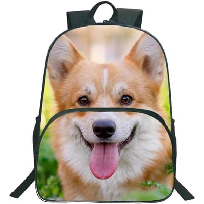 Schattige Hond Husky Hond Rugzak Voor Jongens Meisjes Kinderen Schooltas Grote Capaciteit Bulldog Rugzak voor Tiener Schooltas Corgi Boekentas