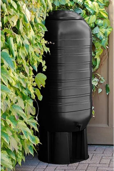 XXL Regenton - Water Opslag - Planten Water Geven - Inclusief Onderstel - 250 Liter - Zwart