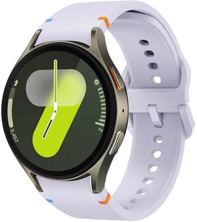 Siliconen bandje - geschikt voor Samsung Galaxy Watch 7 (40 & 44mm) / Watch 6 (Classic) / Watch 5 (Pro) / Watch 4 (Classic) / Watch FE - glad met gespsluiting - lavendel
