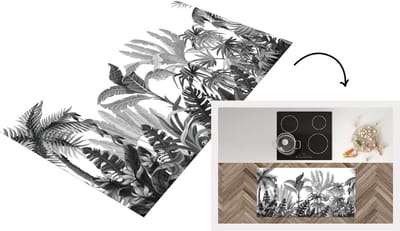Keukenloper - Loper keuken - Design - Bladeren - Natuur - 120x60 cm - Keukenloper vinyl