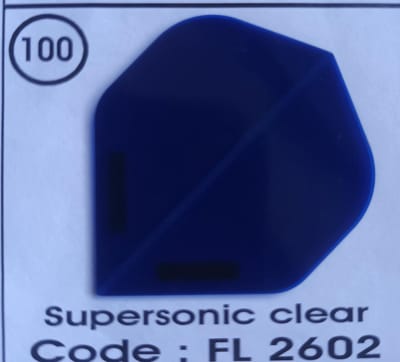 Dart Flights - 10 sets (30 stuks) - 100 micro - Supersonic - FL2602