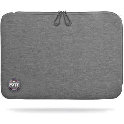 Port Designs Torino II - Laptophoes - 15.6 inch - Laptop Sleeve / Case - Katoen - Anti Kras - Grijs