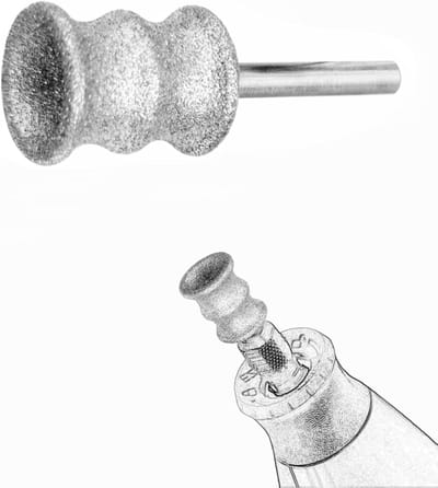 Honden nagelslijper bits - Nageltrimmer opzetstuk - Pootverzorging huisdier - Koeler dan schuurtrommels - 1/8 inch schacht