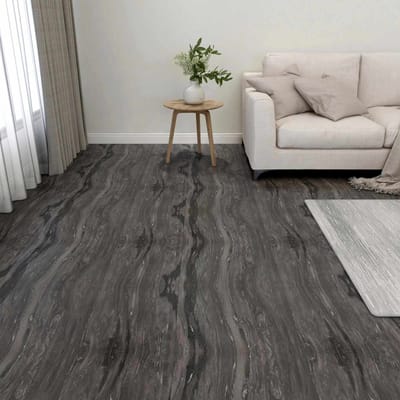 vidaXL - Vloerplanken - Donkergrijs - 5,11 - m² - 55 - st - PVC