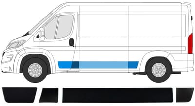 Sierlijsten set voor Fiat Ducato 2018- / Links