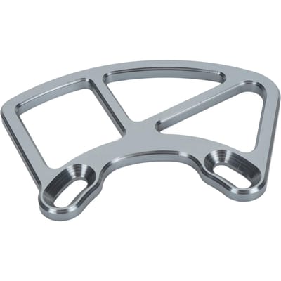 Aluminiumlegering MTB Bash Guard Fiets Kettingbeschermer voor ISCG05 ISCG 03 22T‑46T Kettingbladen Berg gray