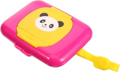 Doekjes Dispenser - Reis Opberger - Onderweg Hygiëne - Schattig Panda Design - 6.5 x 5.1 Inch - Zoals Afgebeeld