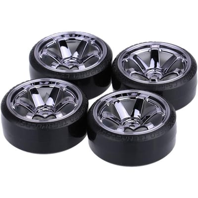 Pneus de voiture à dérive 1/10, pneus durs pour Traxxas HSP Tamiya HPI Kyosho, voiture à dérive sur route, 4 pièces/ensemble