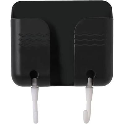 1 stuks Wandgemonteerde Mobiele Telefoon Oplaad Organizer Opbergdoos voor Afstandsbediening Multifunctionele Standaard Rek Telefoonstekker Wandhouder