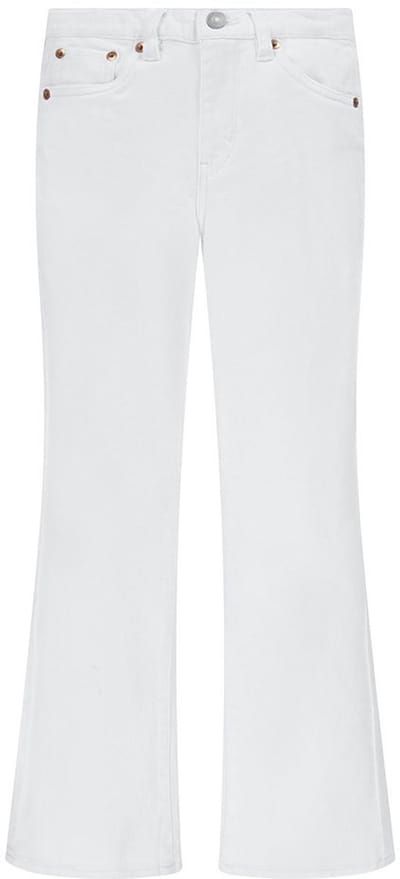 Levi´s ® Kids 726 High Rise Flare Jeans Broek Wit 6 Years Meisje