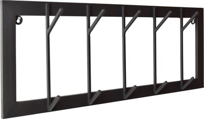 LOFT42 Industry Kapstok – Metaal - Zwart – 10 haken