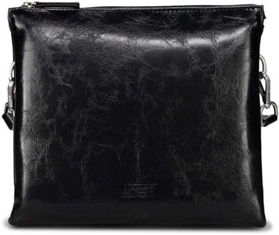 JOST schoudertas Kiruna Shoulder Bag Black zwart