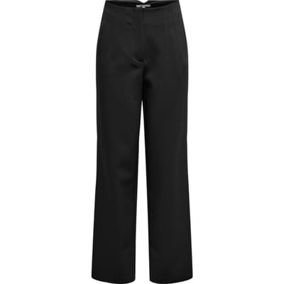 Only Onlraven life hw str slit pant tlr black