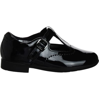 Clarks Scala Seek kinderschoenen zwart