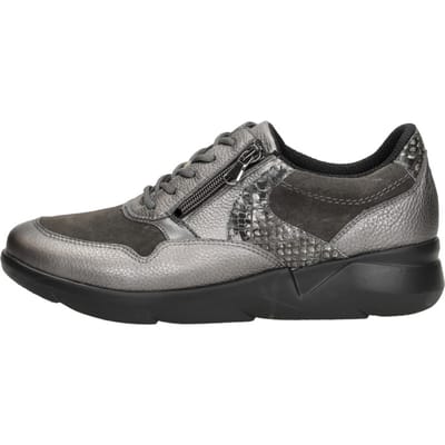 Waldlaufer K-Funky Veterschoenen Laag - zilver - Maat 4