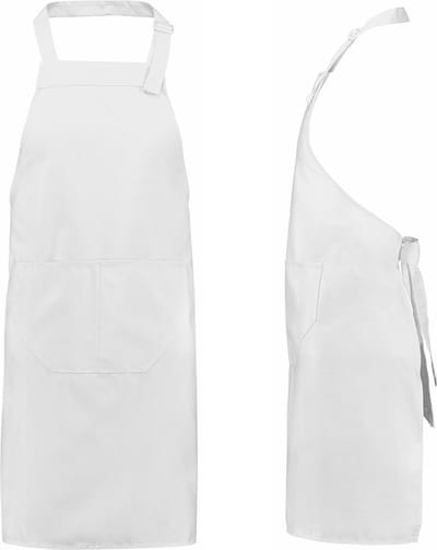 Benza Kookschort Keukenschort - Wit - 75 x 85 cm