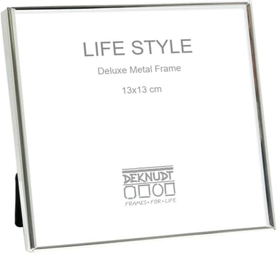 Deknudt Frames fotolijst S58MS1 - zilver - metaal - 13x13 cm