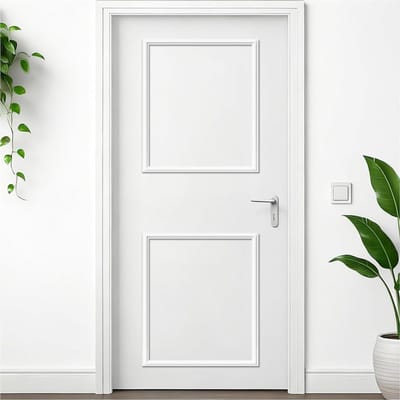 Set van 2 Vooraf Geknipte Wandvorm Trim Kits - 40 x 50 cm Zelfklevende Wandpanelen voor Interieurdecoratie en Zitstrips