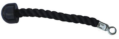 Triceps Touw voor Thuistraining | 37 cm | Fitnessaccessoire voor Krachttraining