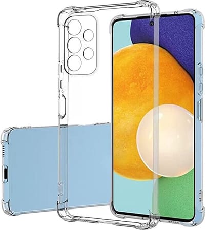 Hoesje Geschikt Voor Samsung Galaxy A23 4/5G Hoesje transparant Anti Shock met bumpers silicone Hoesje Geschikt Voor Samsung Galaxy A23 4/5G hoesje silicone Backcover hoesje