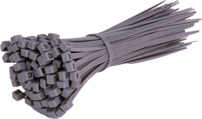 TD47 Kabelbinders 3.6 x 200 mm Grijs - Tie wraps - Tyraps