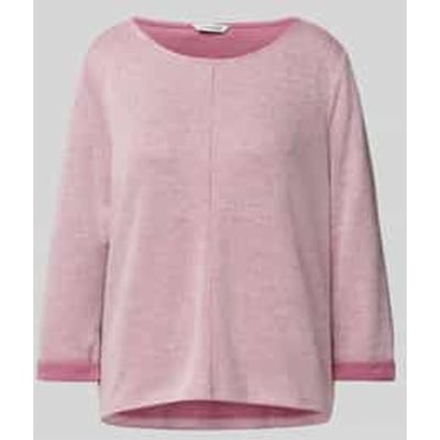 Regular fit gebreide pullover met 3/4-mouwen