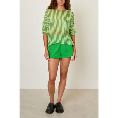 American Vintage Cosawood Top Solange Size: XS/S | Blouses Outlet | Dames | Groen
