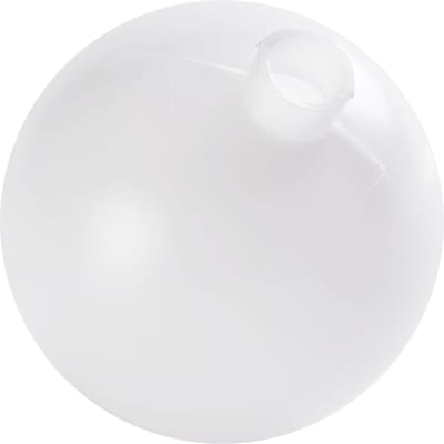 Kunststof kogel met stopcontact, wit - 5 cm