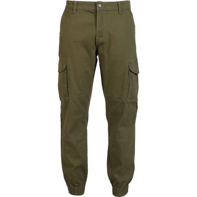 ONLY and SONS Cargobroek - ONSCARTER LIFE CARGO CUFF 0013 PANT NOOS - W32L34 - voor Mannen - olijf