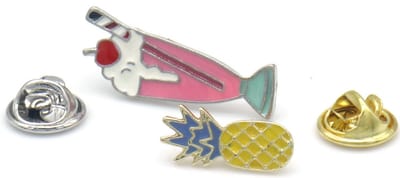 Set Sierspelden – Sorbet & Ananas – Pins – Fris & Vrolijk – 2 stuks