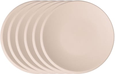 Brotteller beige NewMoon ø 16 cm Set van 6