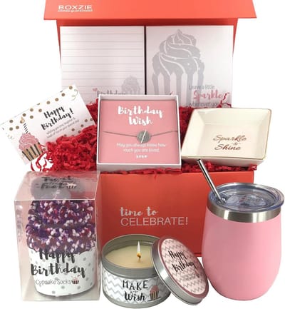 Verjaardagscadeau box voor vrouwen - Uniek verrassingspakket vol geschenken