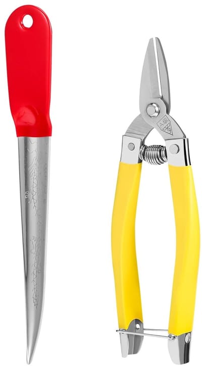 Dailygoods- Gevlochten Manden Set - Rieten Mand met Deksel - Mandreparatie Gereedschap - Vlechtwerk Hulpmiddel - Duurzaam Hefboommechanisme - Veilig voor Honden