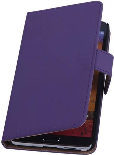 Bookstyle Wallet Case Hoesjes Geschikt voor Samsung Galaxy Note 3 N9000 Paars