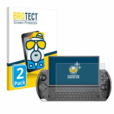 BROTECT - Screenprotector voor GPD Win 4 - Folie Beschermfolie matte 2 Stuks