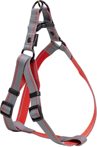 Jack and Vanilla Hondentuig - instaptuig - Hondentuigje - Hondentuigjes - Stripe - Grijs - M
