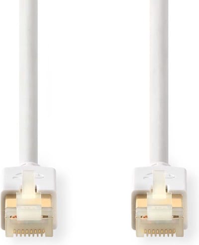 Nedis CAT6 Netwerkkabel - RJ45 Male - RJ45 Male - S/FTP - 5.00 m - Rond - LSZH / PVC - Wit - Window Box