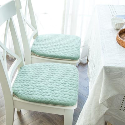 42X40CM Katoen Linnen Kussen Antislip Kantoorstoel Zacht Mat Huis Auto Stoelkussen Eenvoudige Hoefijzer Huis Eetkamerstoel Mat Decor